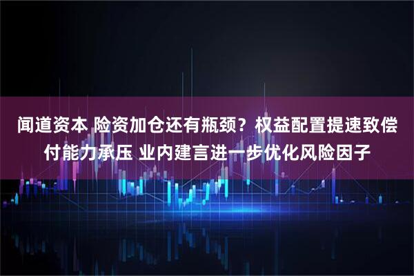 闻道资本 险资加仓还有瓶颈？权益配置提速致偿付能力承压 业内建言进一步优化风险因子